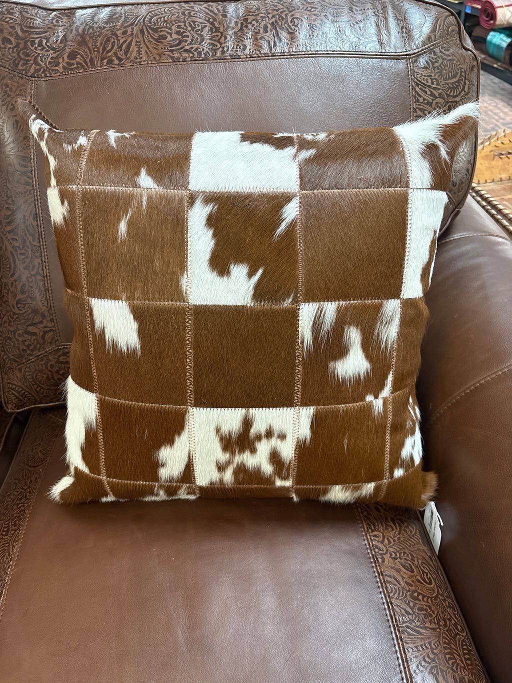 Cowhide Pillow 20”