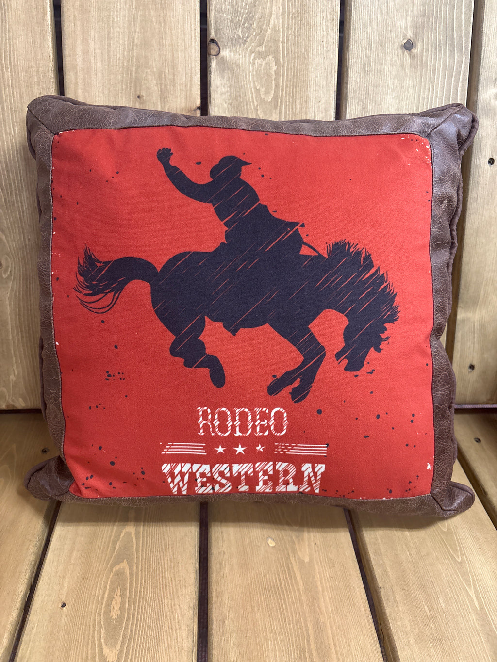Rodeo Western Pillow