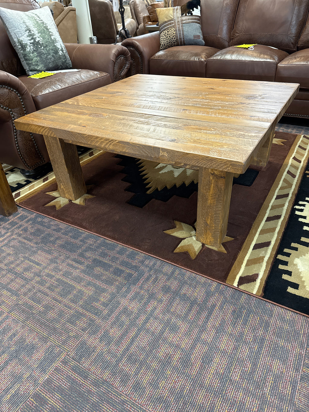 The Sawmill Collection 42” square coffee table - Stock Item!