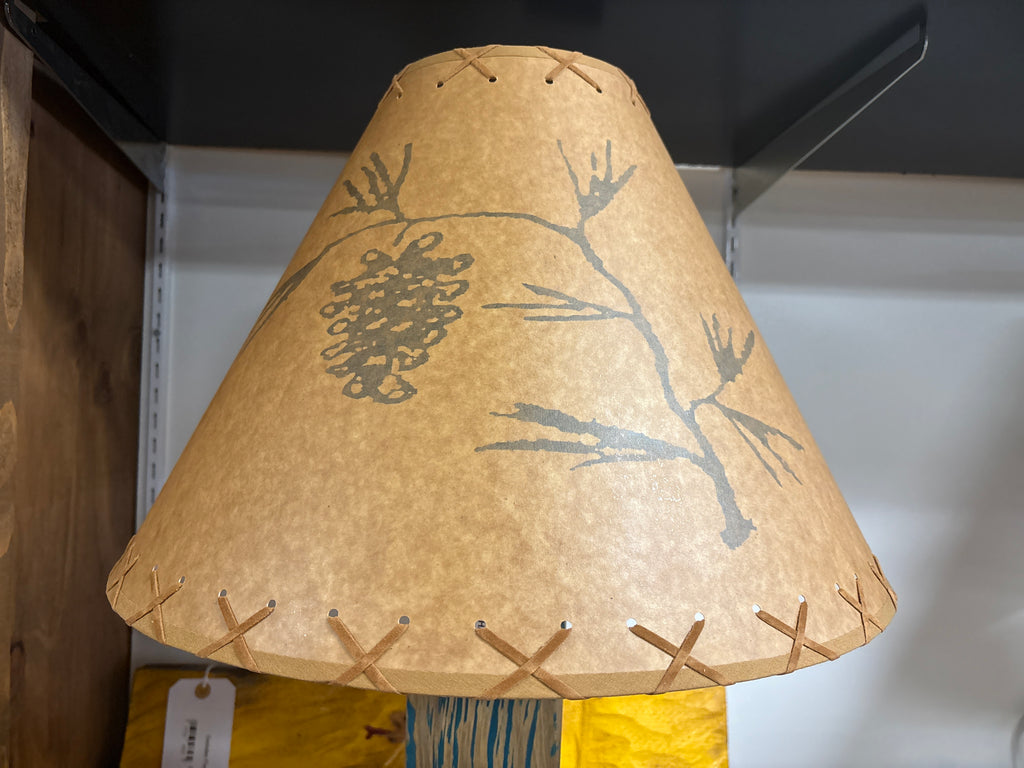 6 X 18 Pinecone Lamp Shade