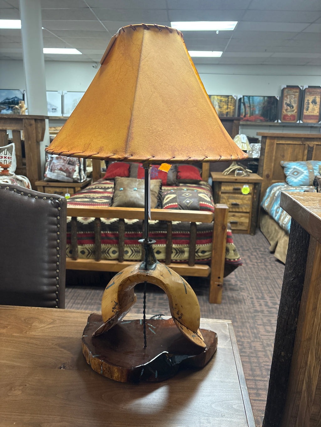 Saddle Horn Lamp