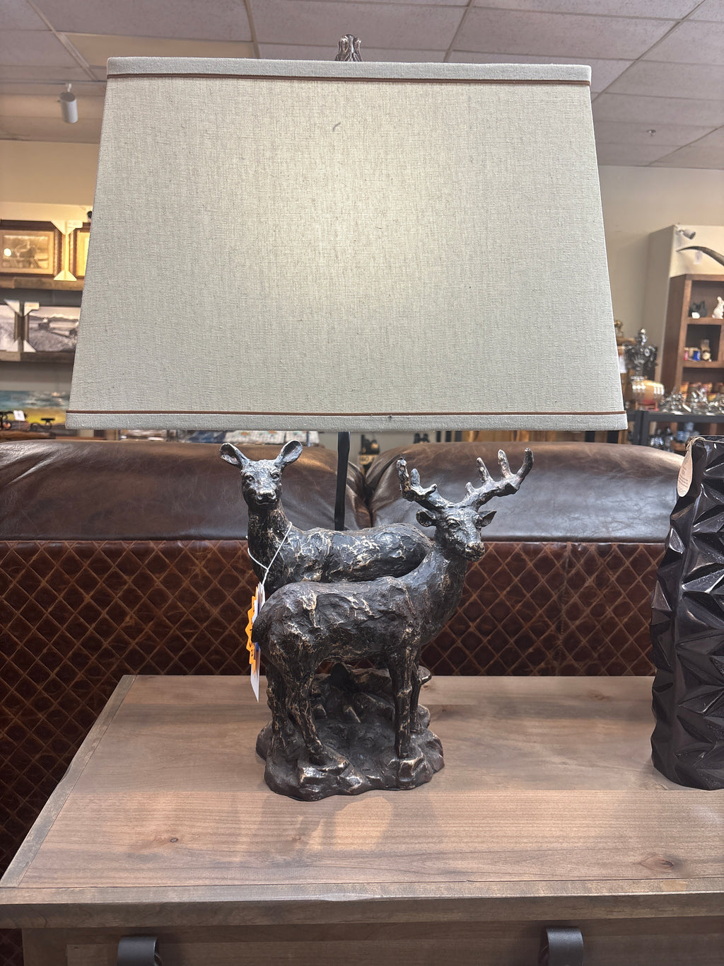 Buck & Doe Table Lamp with Lampshade