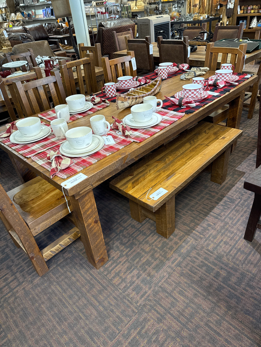 The Sawmill Collection Farm Style Table - Stock Item!