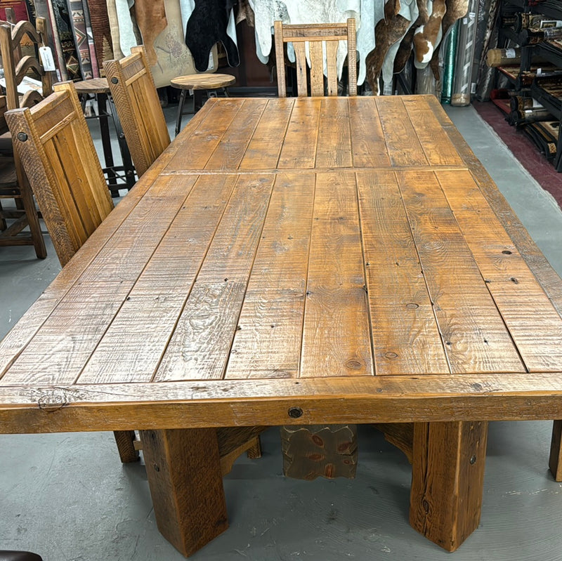 Reclaimed Barnwood 9 Foot Dining Table - Stock Item! Save 20%! – Wades 