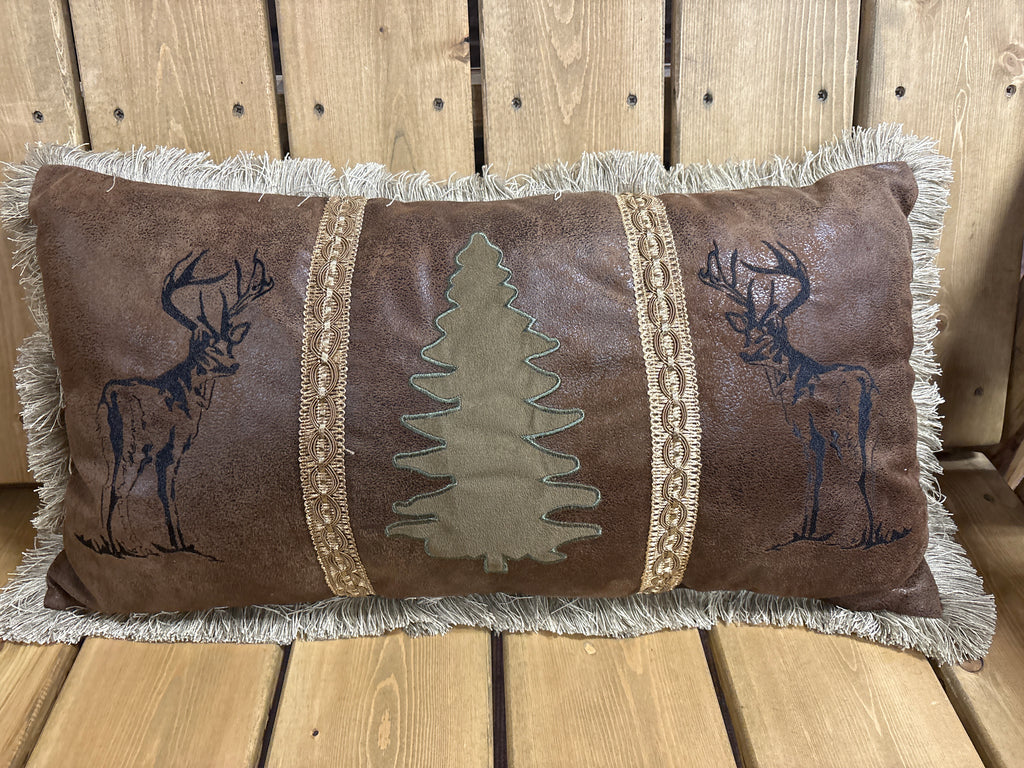 Bucks & Tree Pillow
