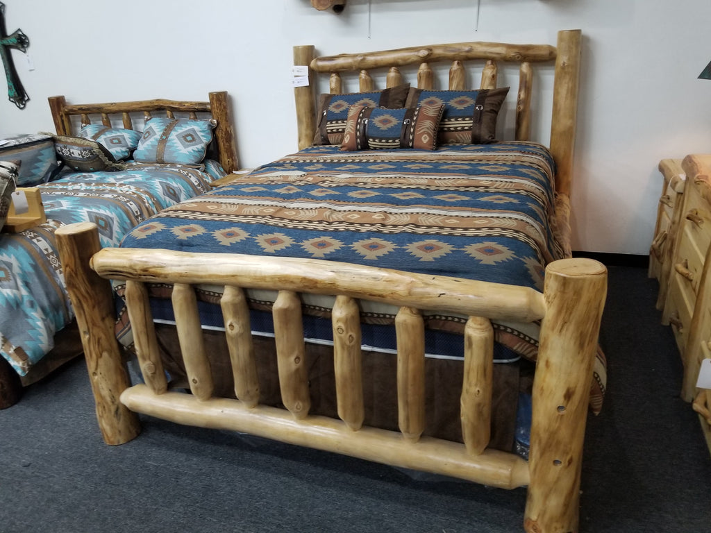 ASPEN LOG CORRAL BED - STOCK ITEM!