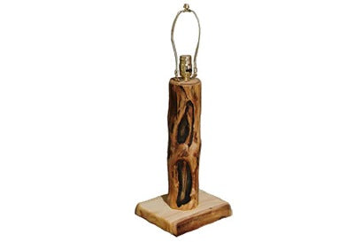 ASPEN LOG Table Lamp (4″D) - Stock Item!