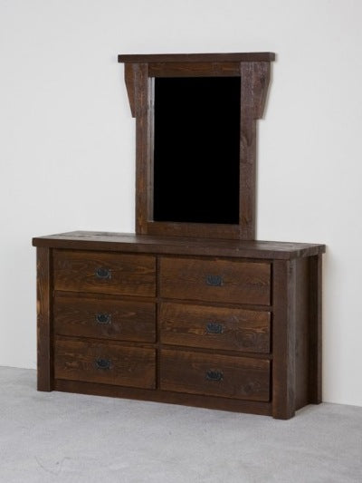 Sawmill Collection Barnwood 6 drawer dresser