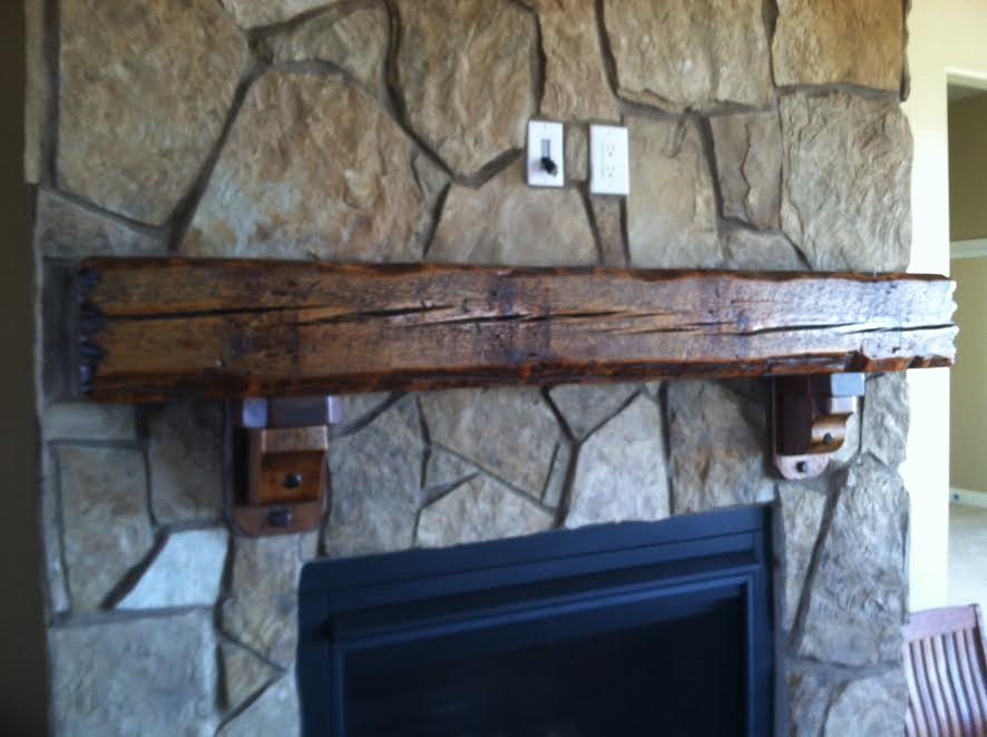 Custom Made Barnwood Mantles