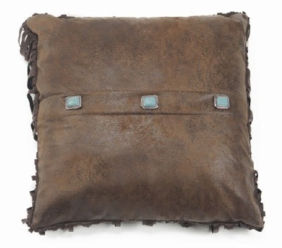 3 Turquoise Conchos Pillow