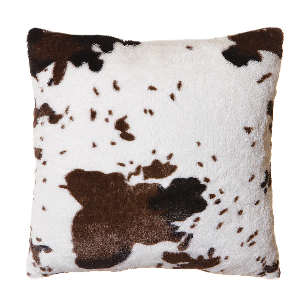 Cowhide Plush Fur Pillow - Stock Item!