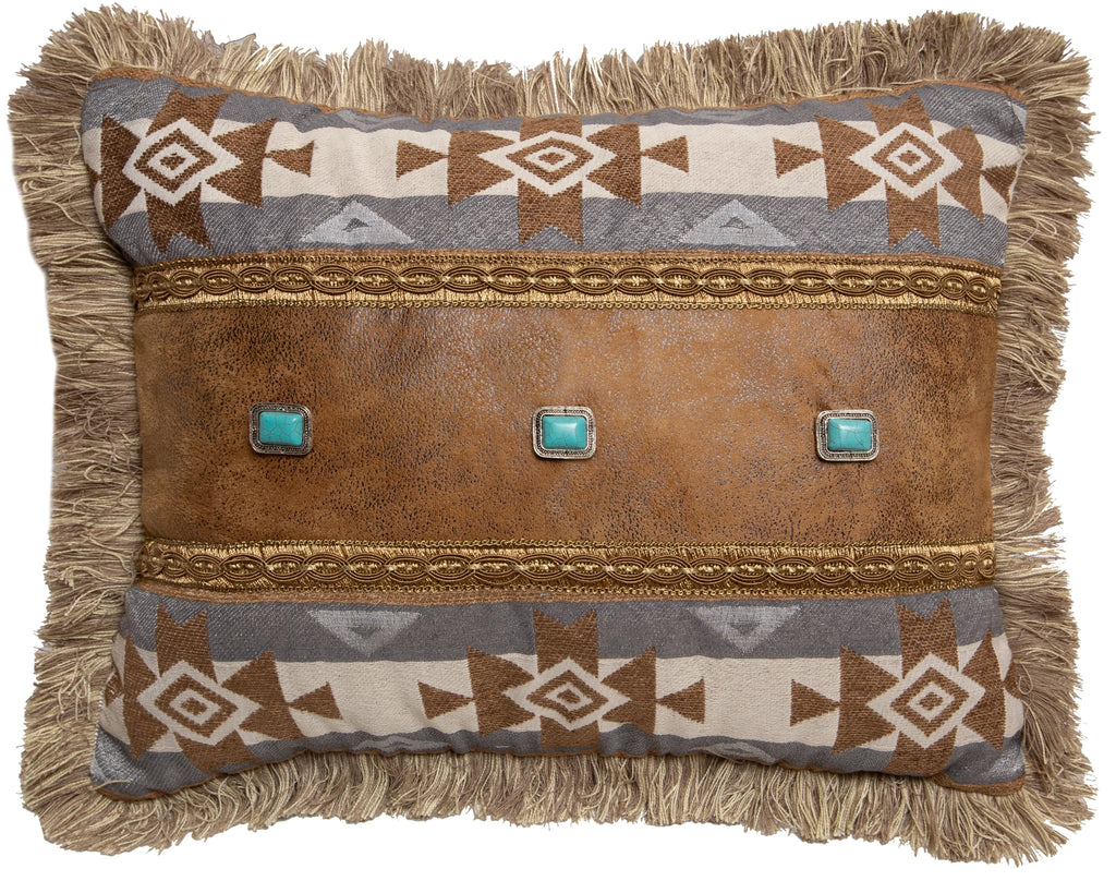 Wrangle Mesa Daybreak Three Conchos Pillow - Stock Item!