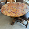 Otono Hammered Copper round dining table - Stock Item!