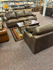 Ancient Brown Leather Sofa - Stock Item! Save 20%!