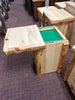 ASPEN LOG 3 DRAWER NIGHTSTAND WITH SLIDING TOP - STOCK ITEM!