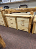 ASPEN LOG 6 DRAWER DRESSER - STOCK ITEM!