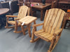 ASPEN LOG Outdoor Rocker (28″W) - Save 20% - Stock Item!