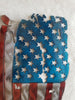 Tattered Metal American Flag 24 inch wide STOCK ITEM1