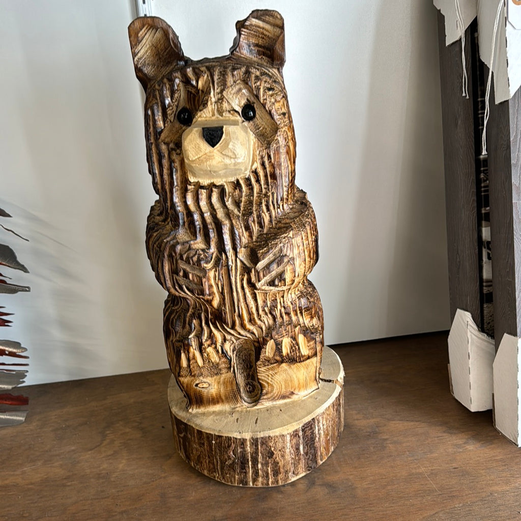 Brown Sitting Bear 18” Tall, Stock Item!