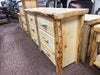 ASPEN LOG 6 DRAWER DRESSER - STOCK ITEM!