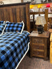 Barnwood Three Drawer Nightstand