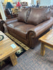 Paisley Leather Loveseat. Stock Item! Save 20%!