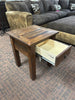 Barnwood One Drawer End Table