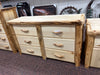 ASPEN LOG 6 DRAWER DRESSER - STOCK ITEM!