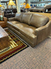 Ancient Brown Leather Sofa - Stock Item! Save 20%!