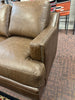 Ancient Brown Leather Loveseat - Stock Item! Save 20%!