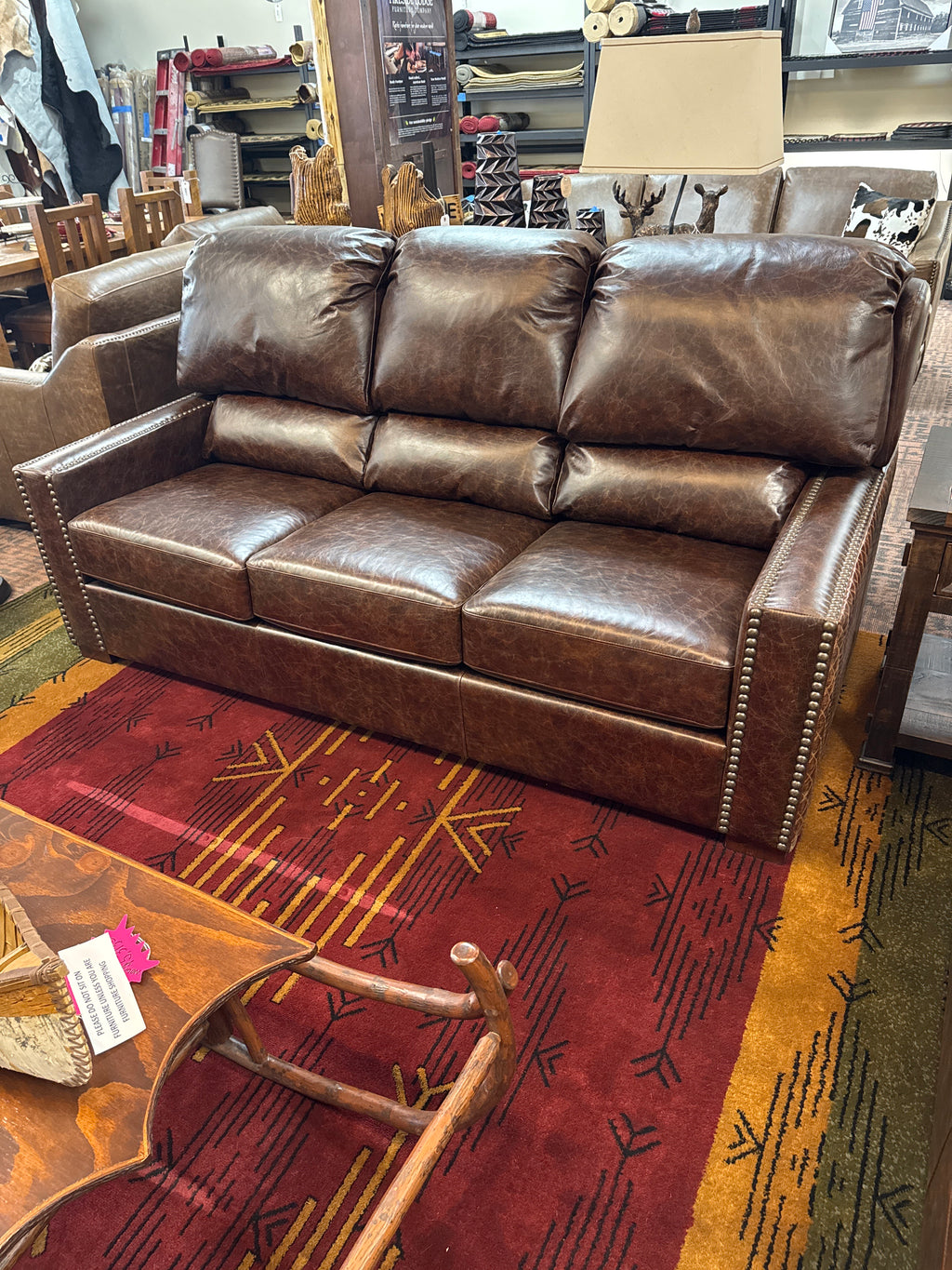 Ethan Leather Sofa Stock Item! Save 20%!