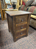 Barnwood Three Drawer Nightstand