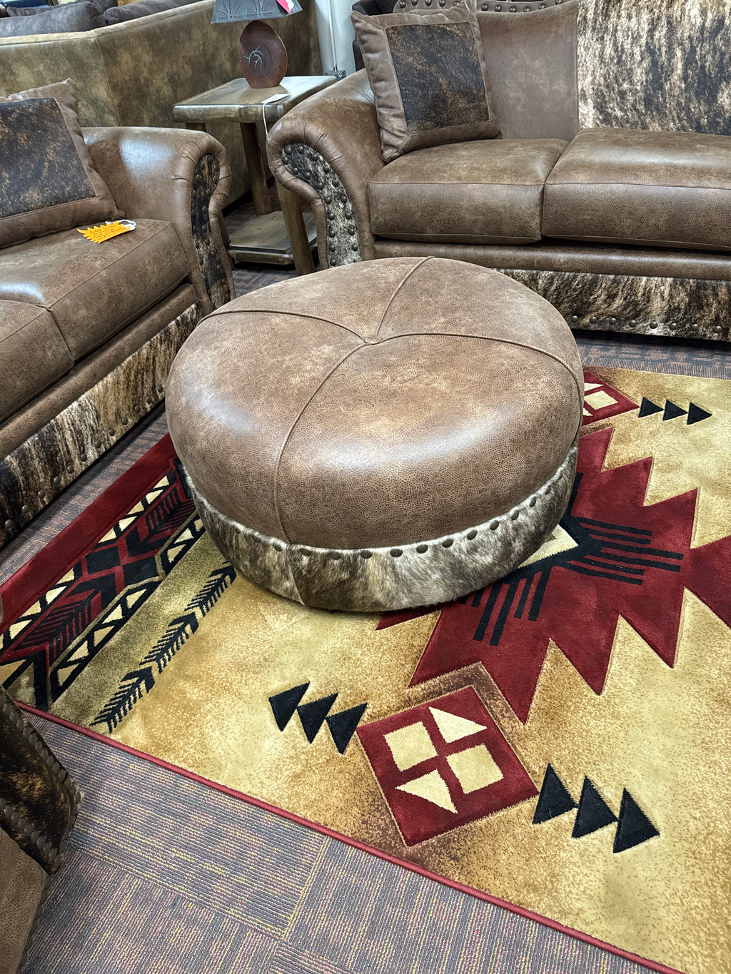 Colt Round Ottoman - Stock Item! Save 20%!