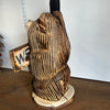Hunting Brown Bear with Sign 18” Tall, Stock Item!