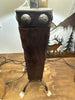 Wood Table Lamp Metal Accents HJTL 002 Dark