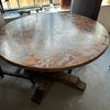 Otono Hammered Copper round dining table - Stock Item!
