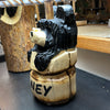 Black  Bear in Honey Pot Lamp Including Shade 22” Tall, Stock Item!
