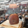 MESQUITE LAMP WITH TURQUOISE INLAY AND SOLID COPPER SHADE 24" - Stock Item!
