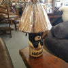 12" Bear IN Honey Pot lamp with shade - Stock Item!