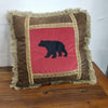 Applique Bear pillow - Stock Item!