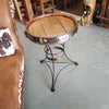 Tequila Barrel Top End Table - Stock Item!
