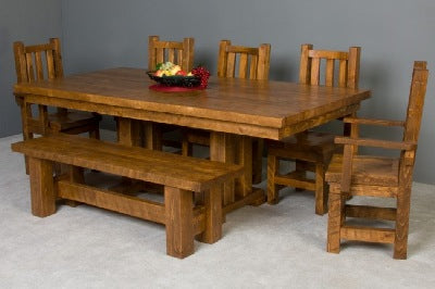 Sawmill Collection Trestle Style Table