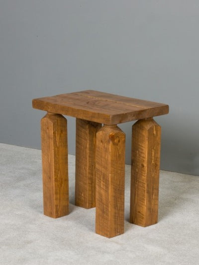 The Sawmill Collection barnwood bed side table
