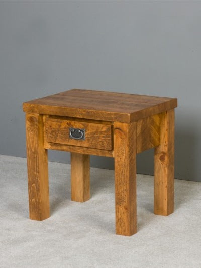 The Sawmill Collection barnwood 1 drawer nightstand