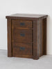 The Sawmill Collection Barnwood 3 drawer nightstand