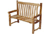 ASPEN LOG Captain’s Chair Bench (48″W) in Natural Panel & Natural Log