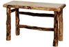 ASPEN LOG Table Desk (48″W) in Natural Panel & Gnarly Log.