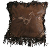 Embroidered Horse pillow - Stock Item!