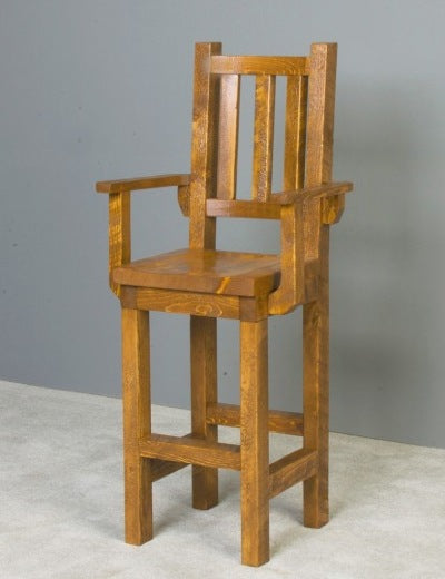 Sawmill Collection Pub Chair with arms